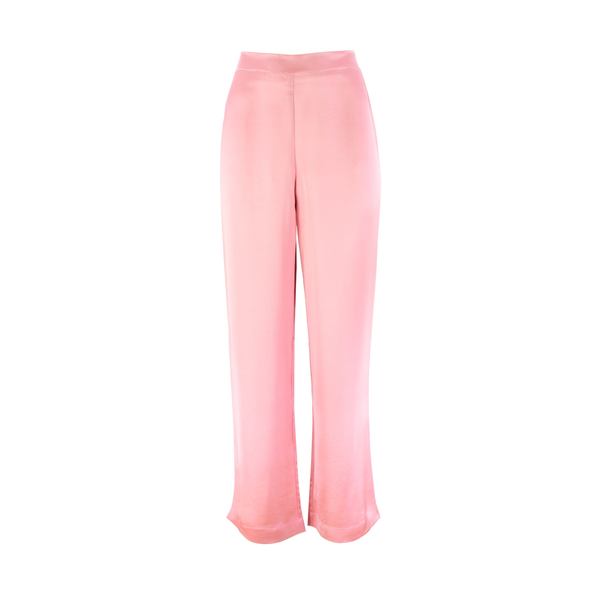 Light Pink Satin Pants Designs