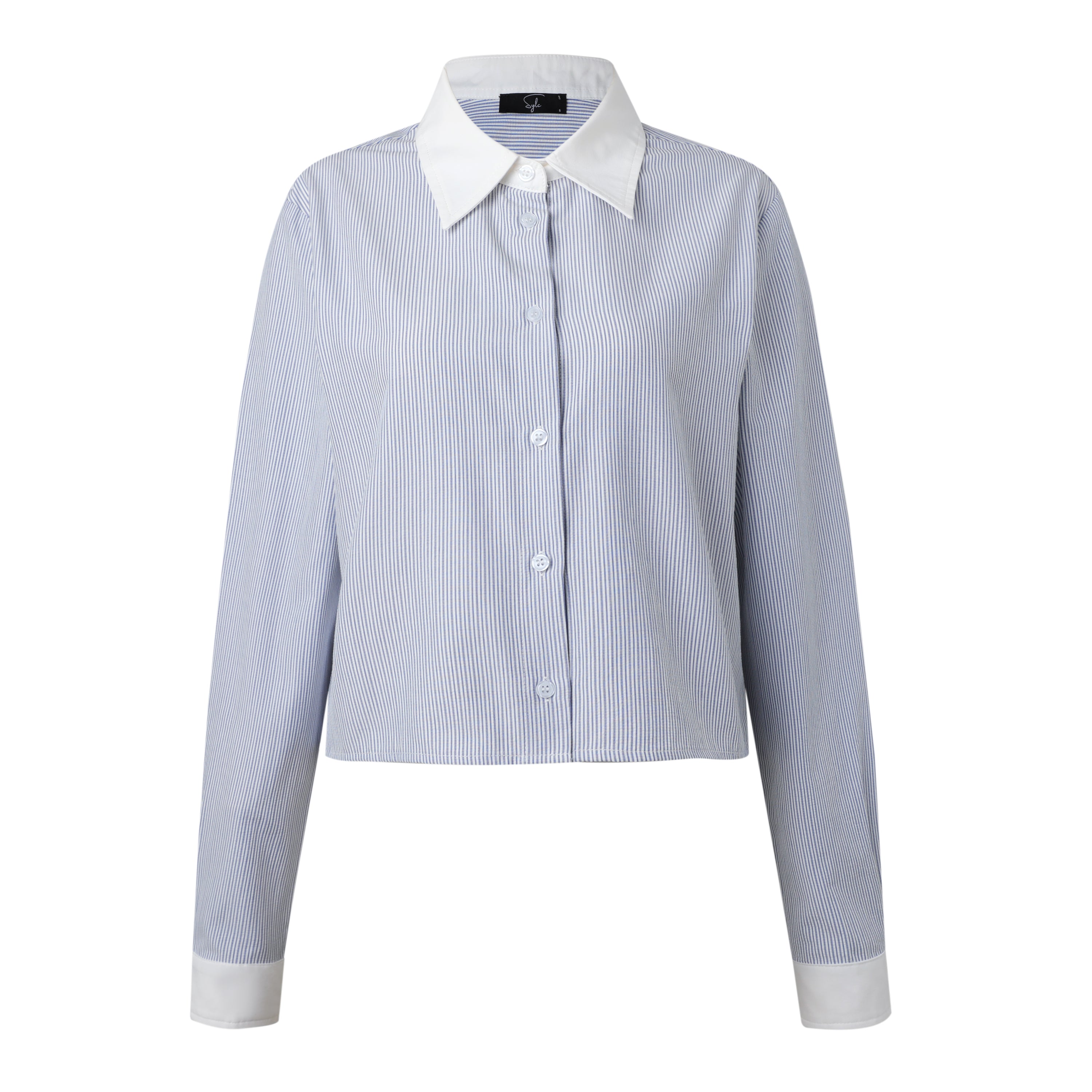 Blue Stripe Seersucker Button Down