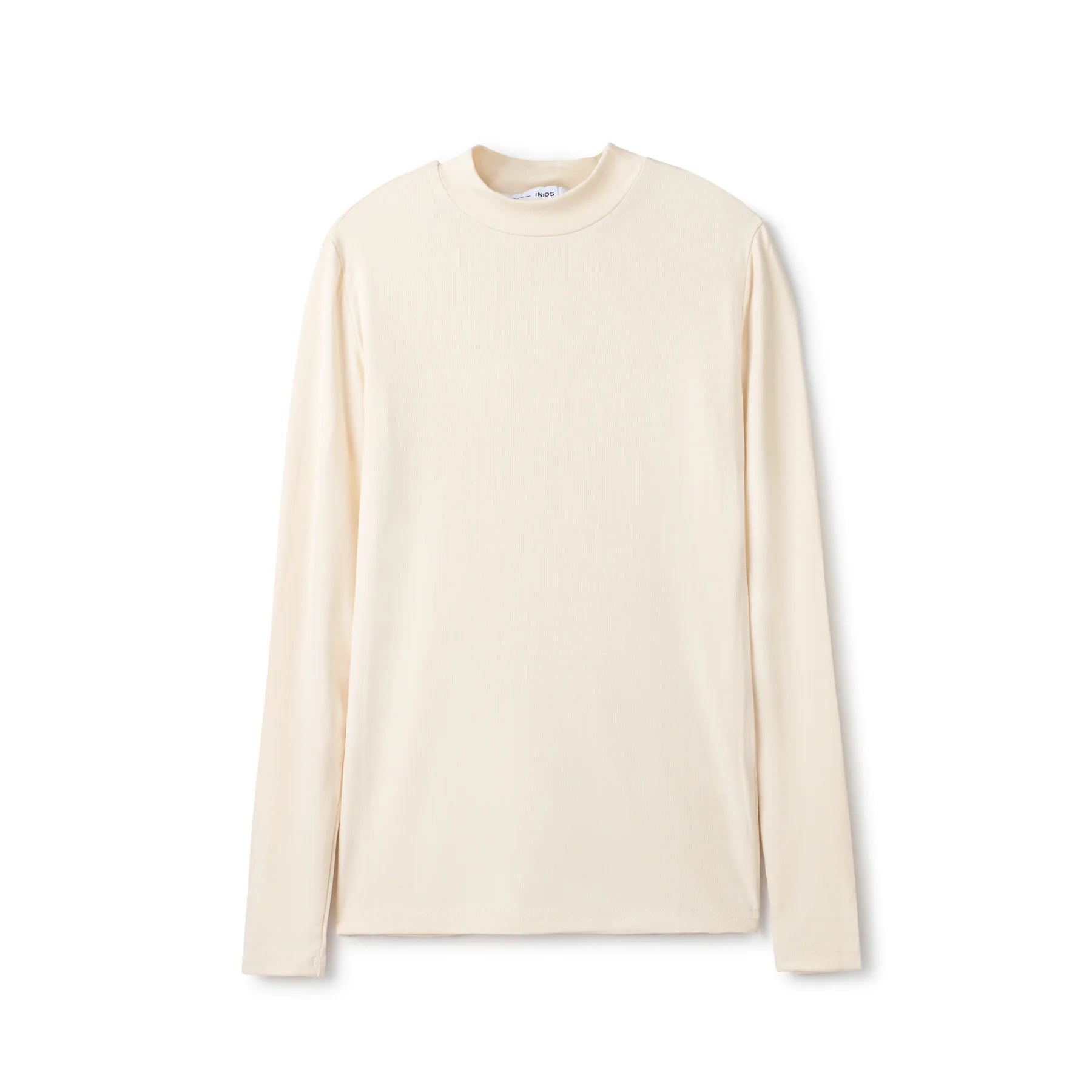 ivory modal Mockneck tee