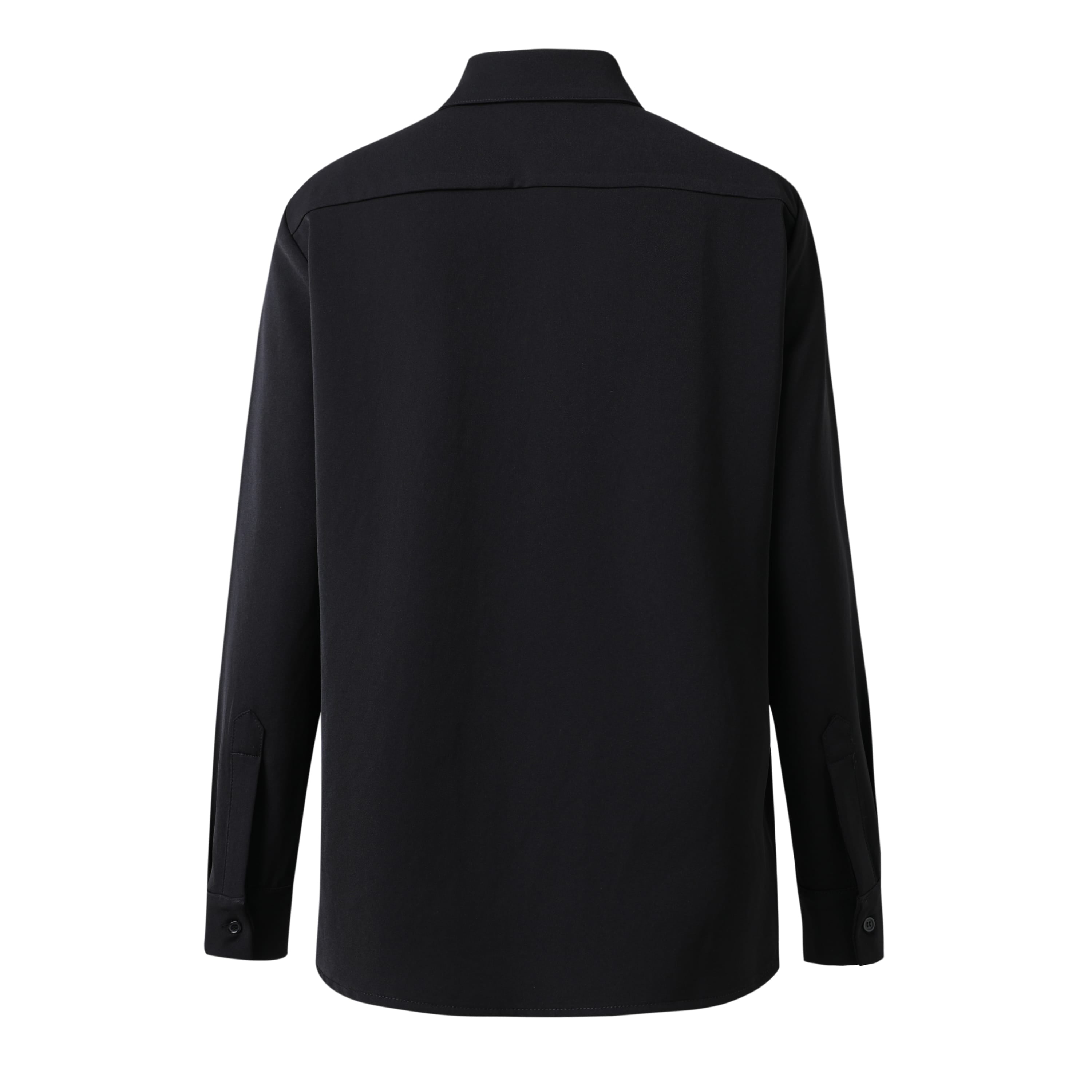 Sylc Designs Womens Black Suiting Button Down