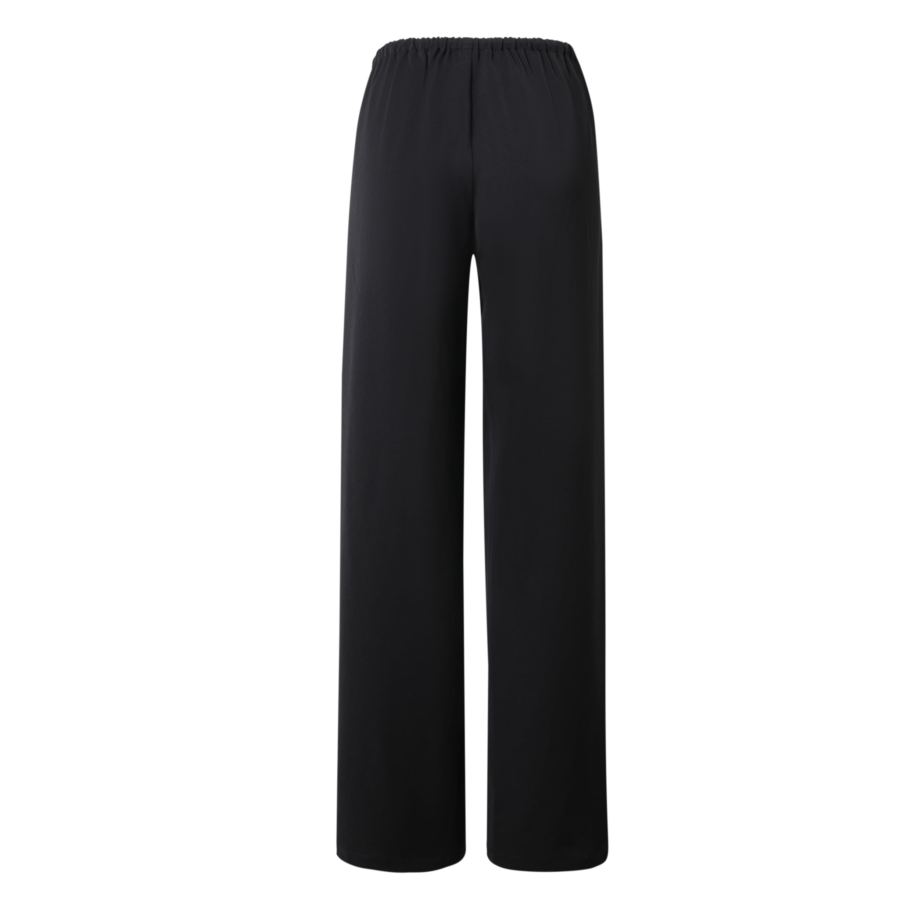 Sylc Designs Womens Black Suiting Elastic Everyday Pant