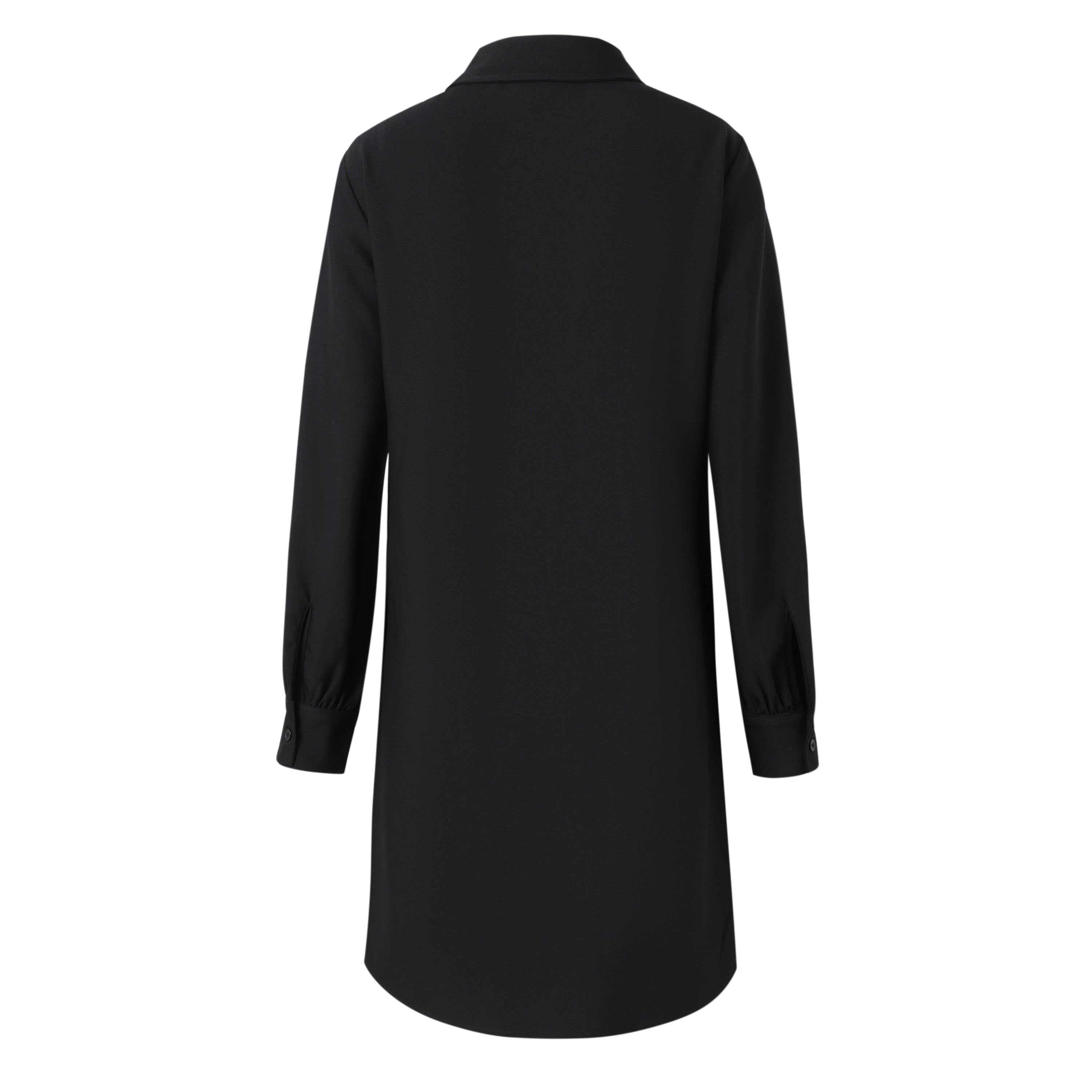 SYLC Designs Womens Black Suiting Wrap Dress