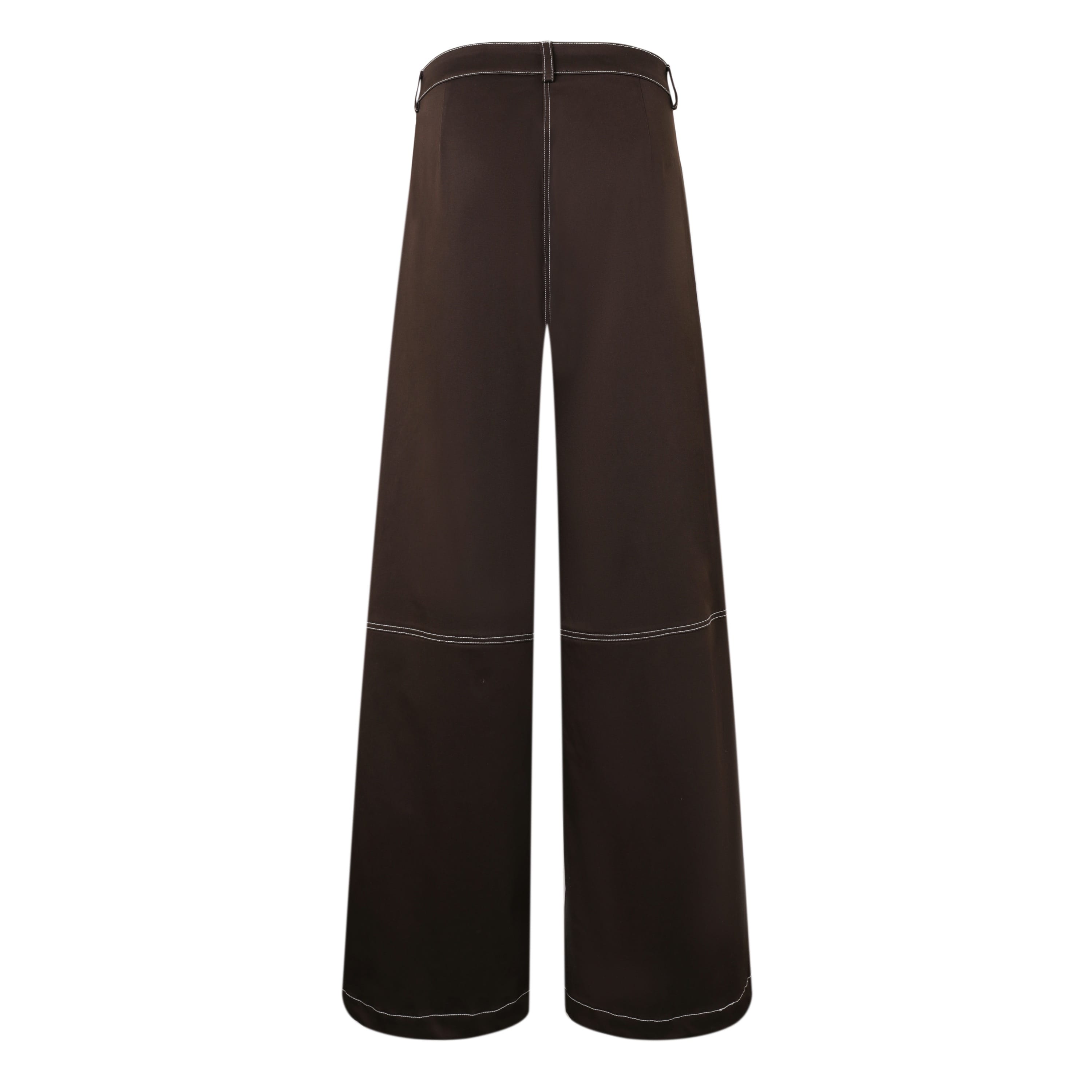 SYLC Designs Womens Brown Stitching Wide Leg Pants