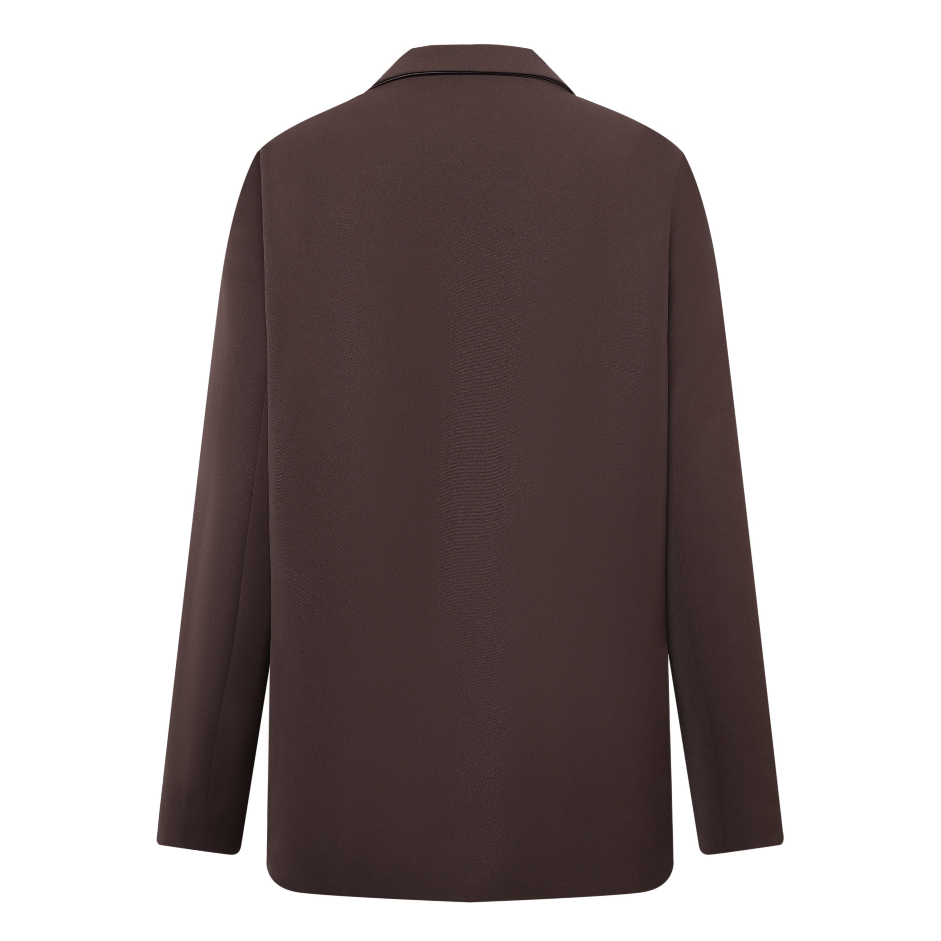 SYLC Designs Womens Brown Suiting Blazer