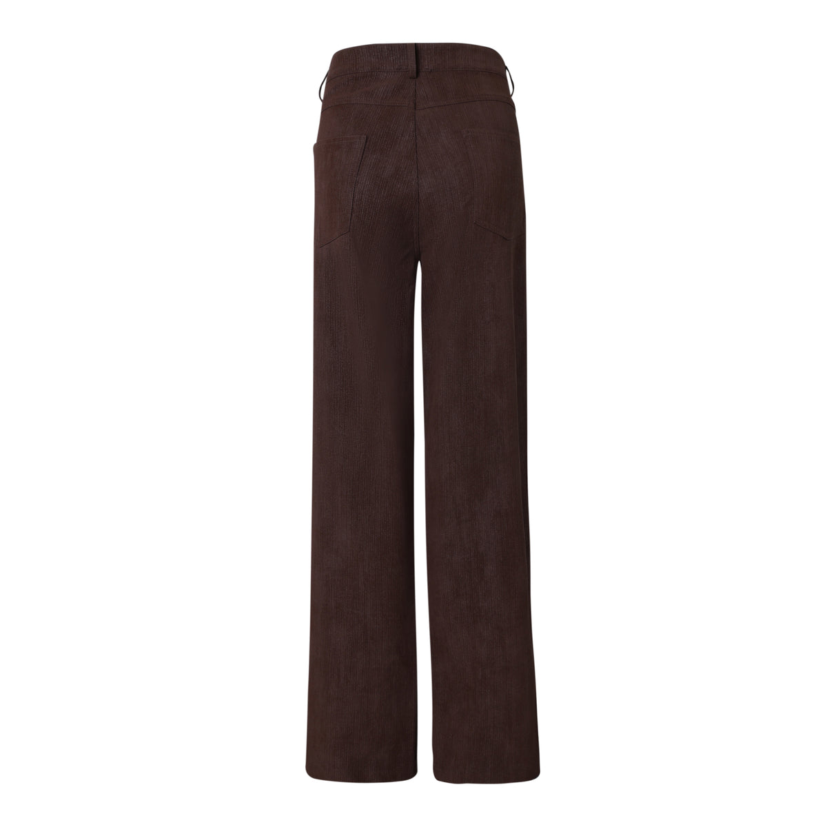 SYLC Designs Womens Brown Textured Vegan Leather Trousers