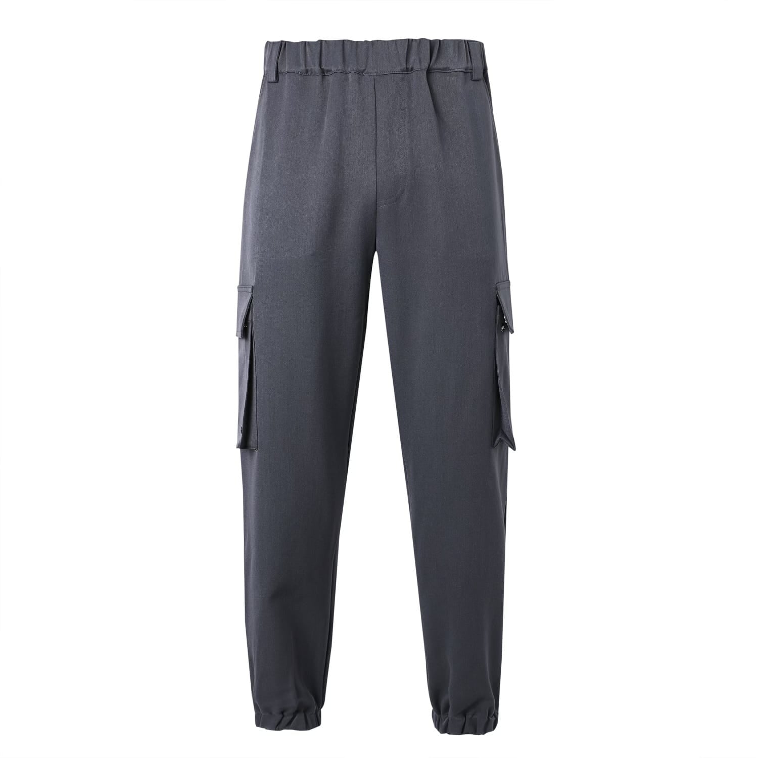SYLC Designs Womens Charcoal Cotton Cargo Pants