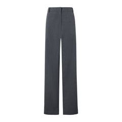 SYLC Designs Womens Grey Pinstripe Trousers