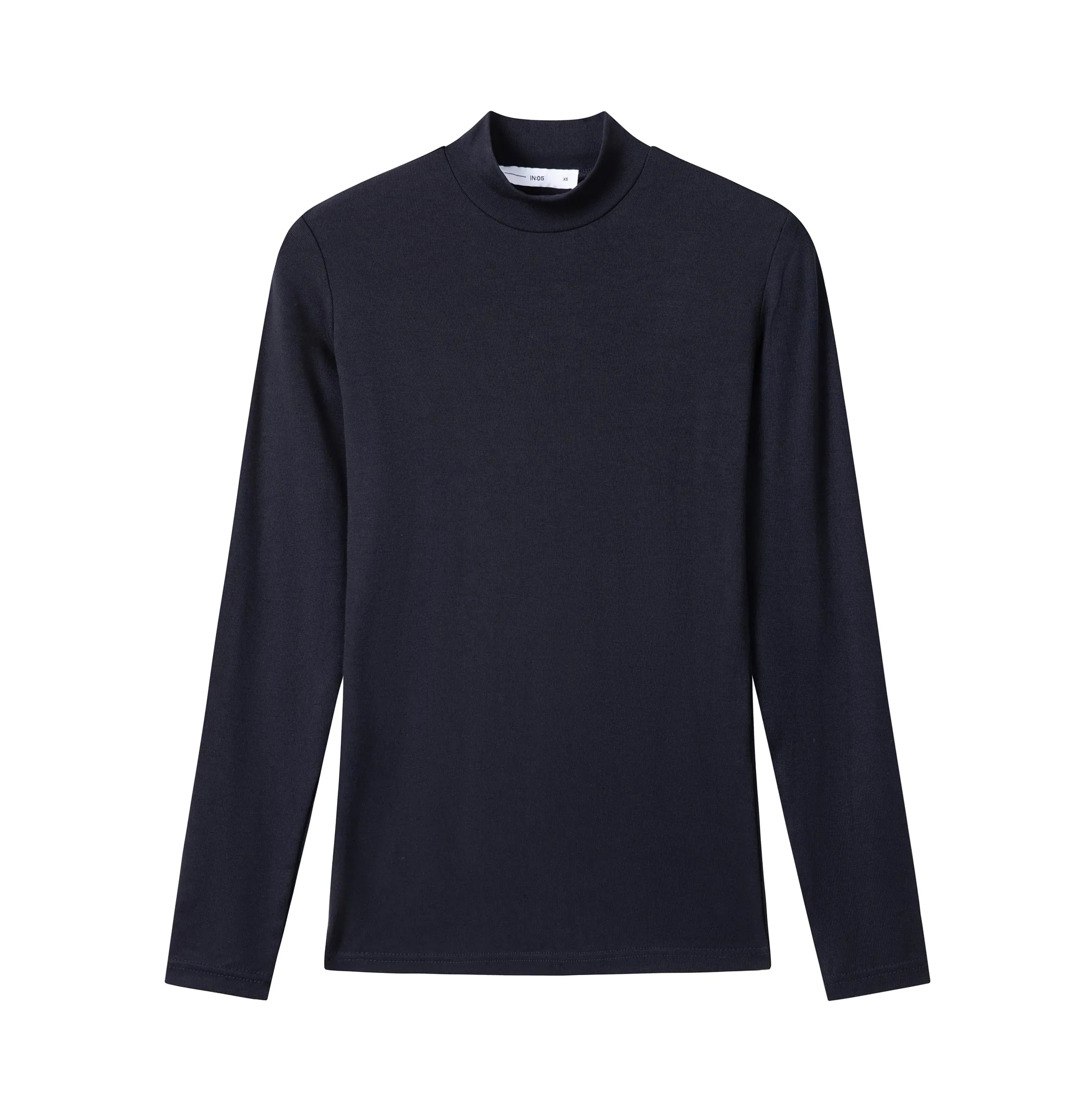 SYLC Designs Womens Long Sleeve Mockneck Tee
