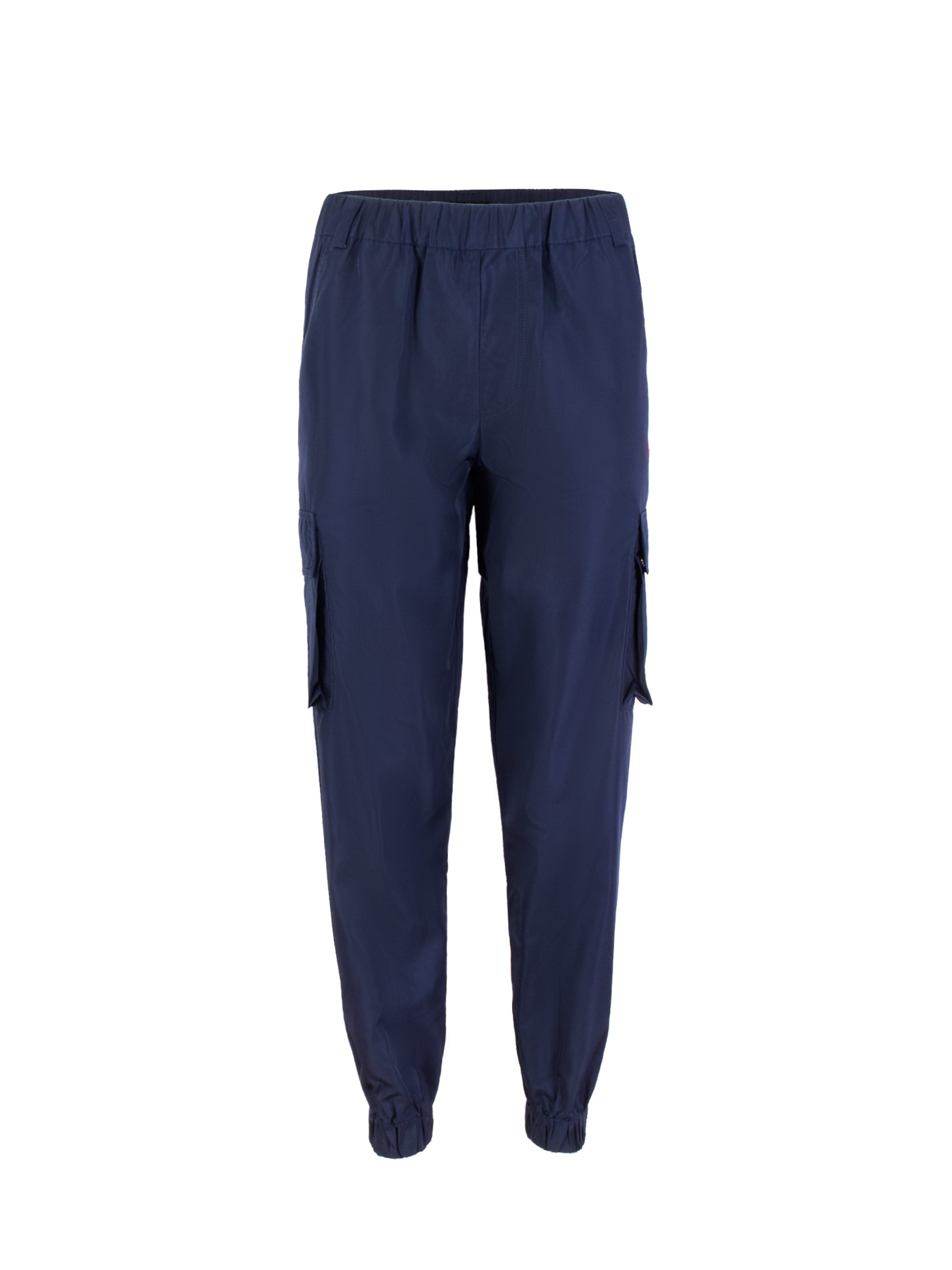 Sylc Designs Womens Navy Nylon Cargo Pants