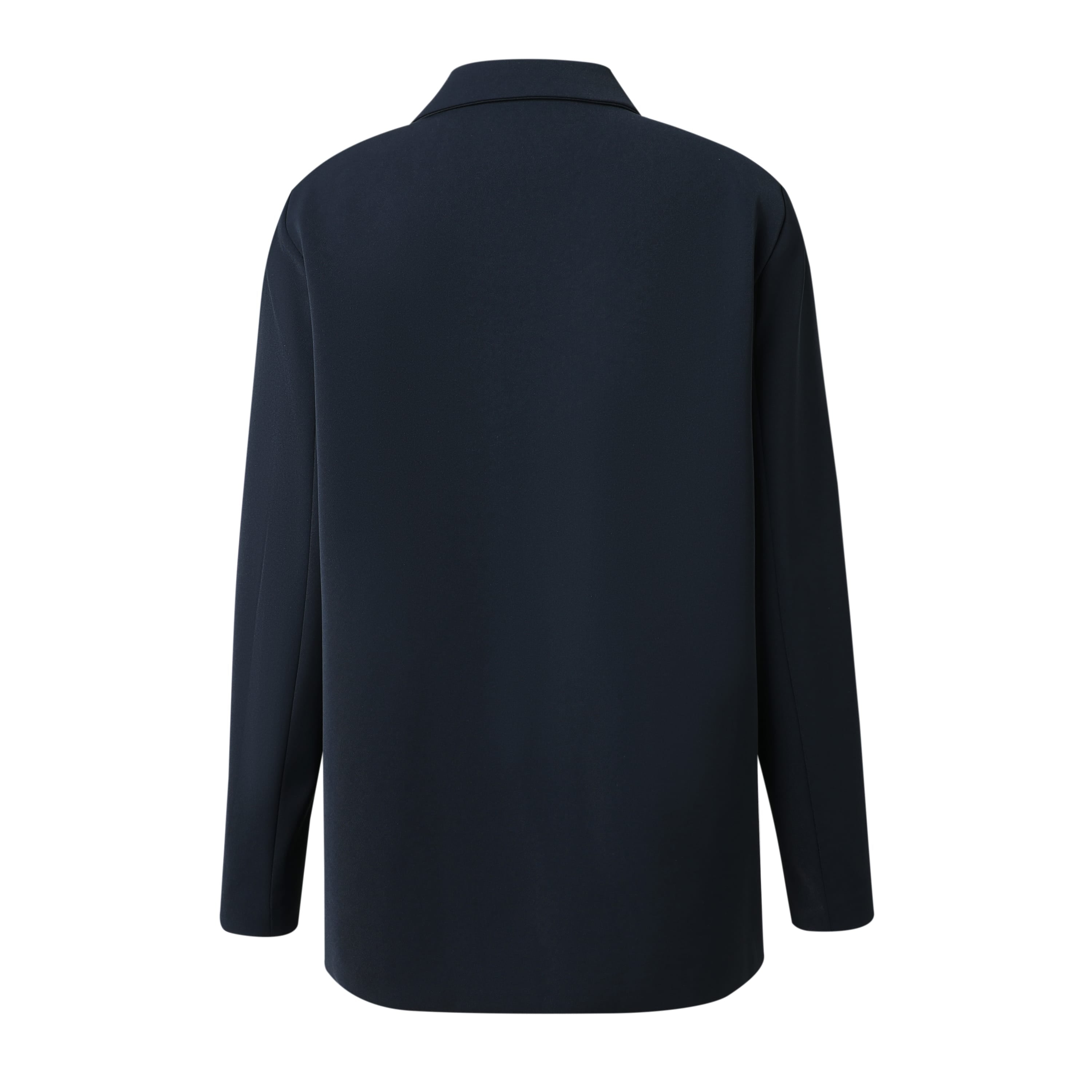 SYLC Designs Womens Navy Suiting Blazer
