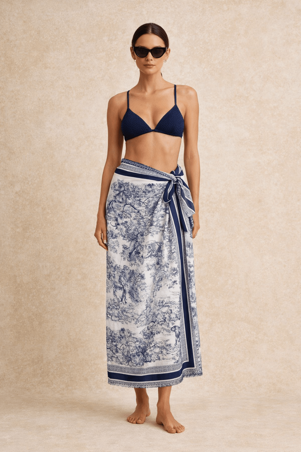 SYLC Designs Womens Printed Long Sarong