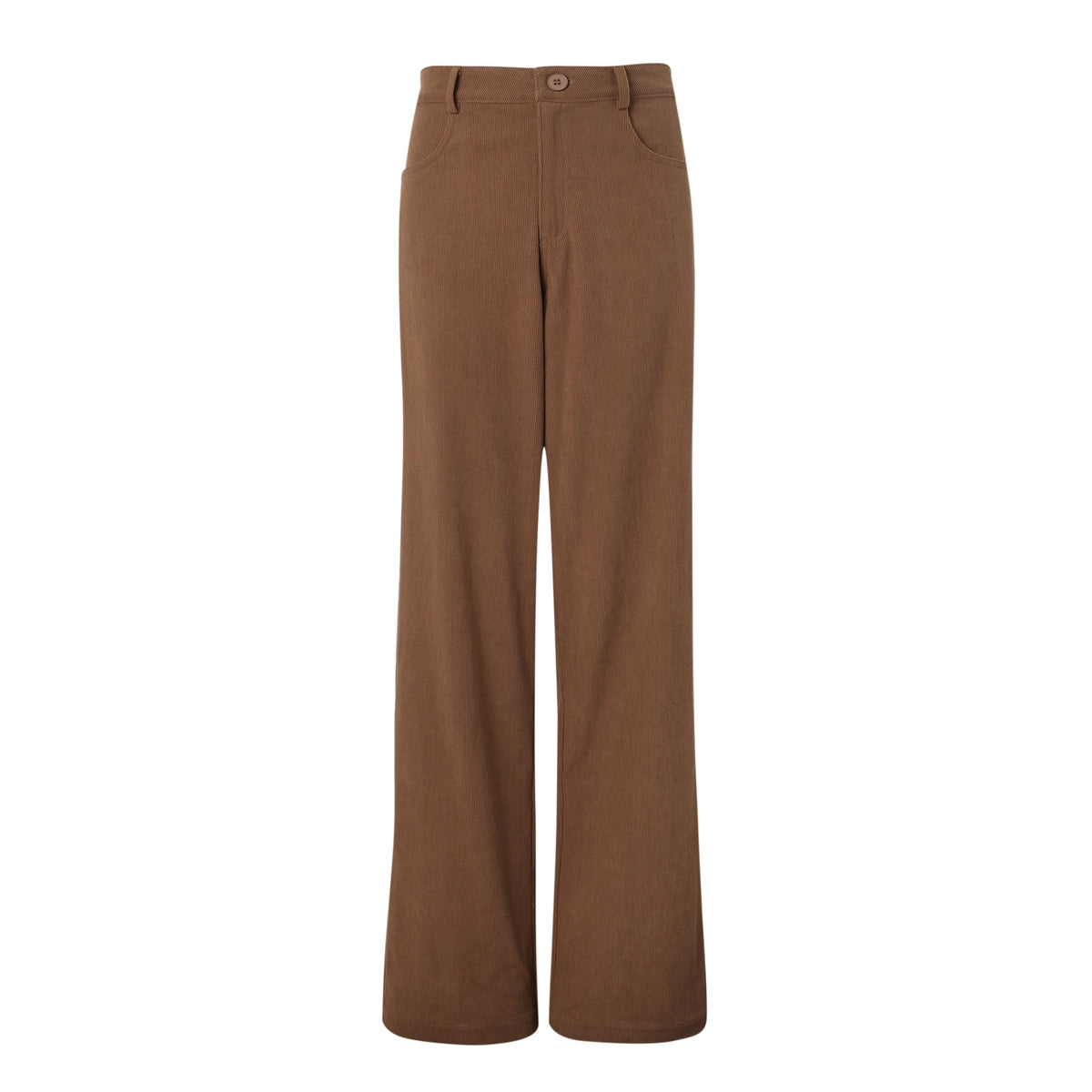SYLC Designs Womens Tan Corduroy Trousers