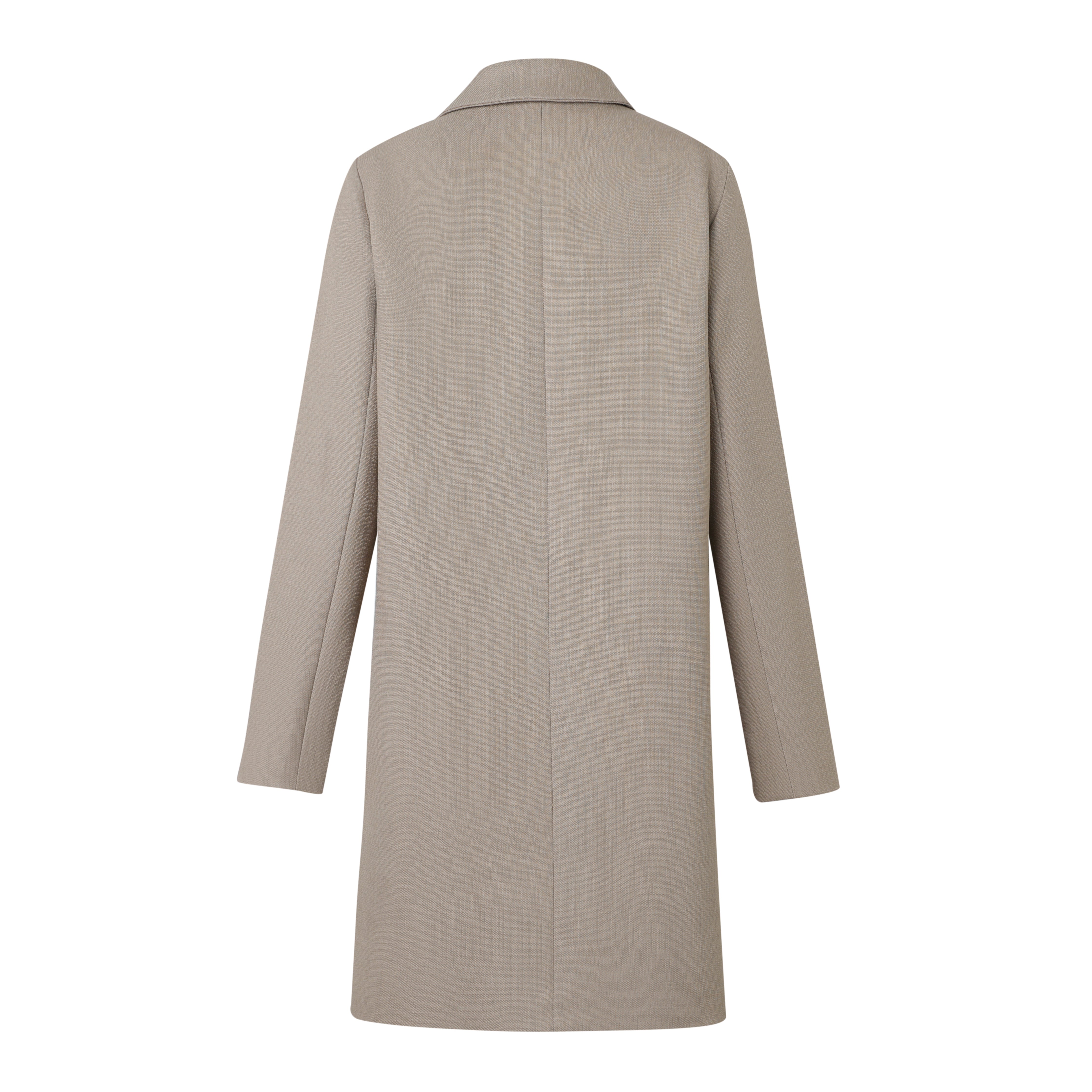 SYLC Designs Womens Taupe Tweed Blazer Dress
