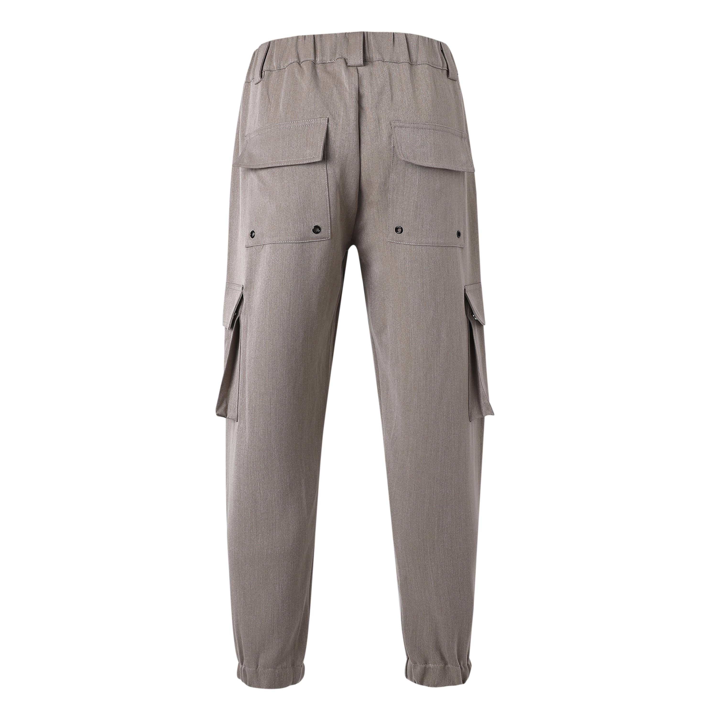 SYLC Designs Womens Truffle Cotton Cargo Pants