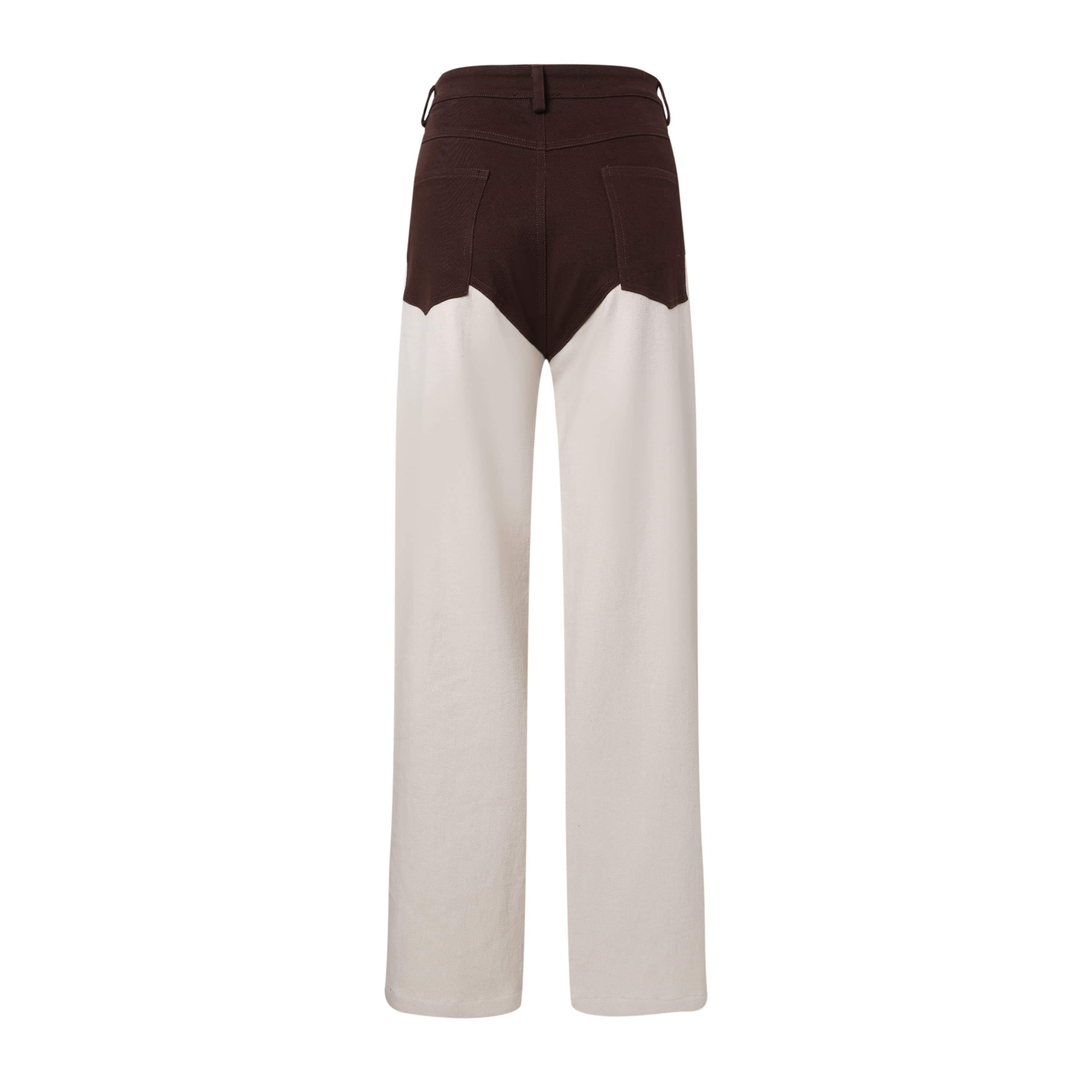 SYLC Designs Womens Two Tone Bone Denim Pant