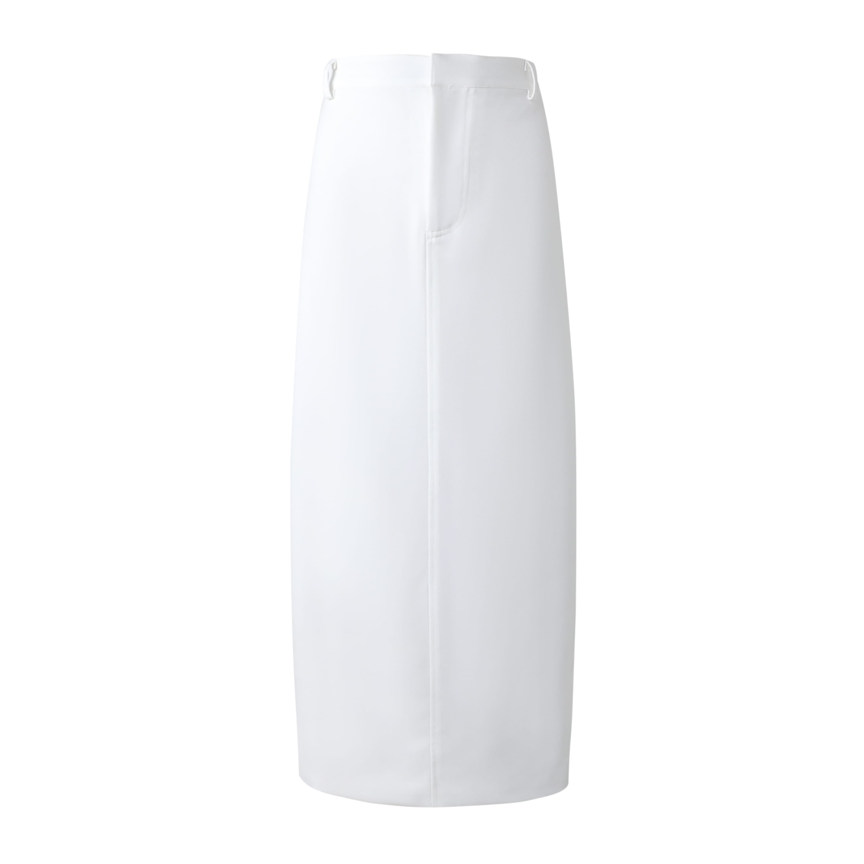 Sylc Designs Womens White Spring Maxi Skirt