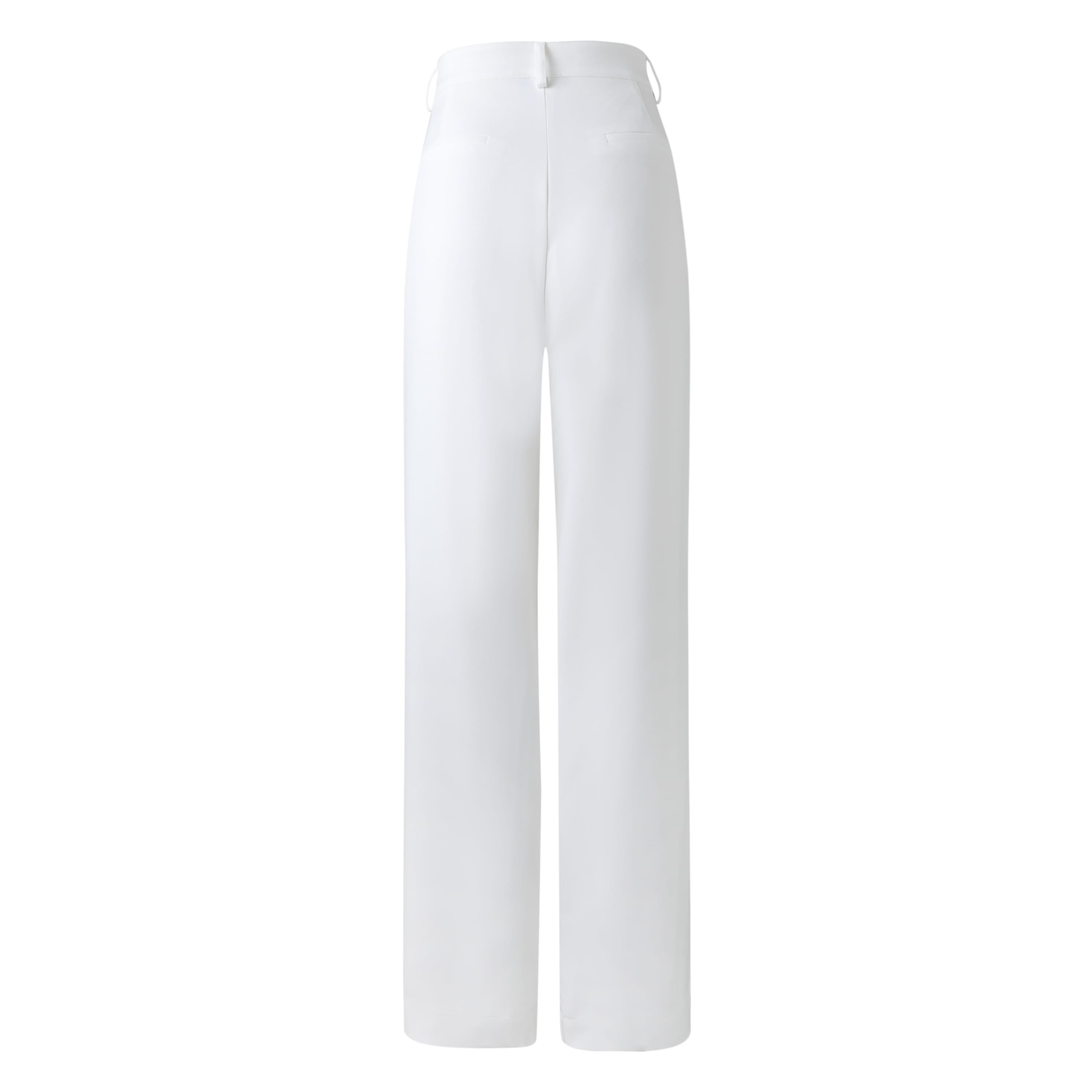 SYLC Designs Womens White Spring Trousers